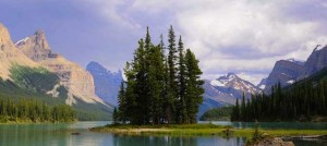 Spirit island, jasper National Park, Alberta, Canada