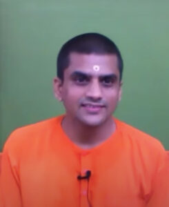 Swami Aparajitananda from Chinmaya Mission talking about the one solution for all our problems