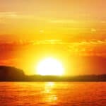brilian sunrise over the ocean symbolizing the soul