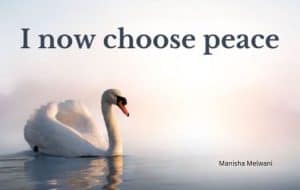 Serene swan symbolizing how to strengthen your resolve by choosing peace 